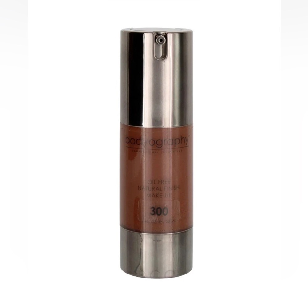 Bodyography Natural Finish Foundation 300 Very Dark/Warm 1 oz